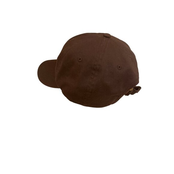 Brown Cotton Adjustable Baseball Cap With Colorado Mountains Design One Size Fit - Picture 2 of 6